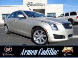 2013 Silver Coast Metallic Cadillac ATS 2.0L Turbo Luxury AWD #75726225