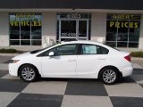 2012 Taffeta White Honda Civic EX-L Sedan #75726781