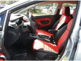 2013 Ford Fiesta Titanium Hatchback Race Red Leather Interior