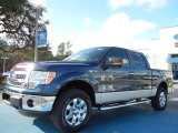 2013 Blue Jeans Metallic Ford F150 XLT SuperCrew 4x4 #75726447