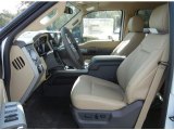 2013 Ford F250 Super Duty Lariat Crew Cab Adobe Interior