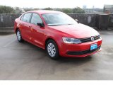 2013 Tornado Red Volkswagen Jetta S Sedan #75727028