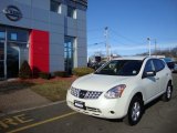 2010 Phantom White Nissan Rogue S AWD 360 Value Package #75726746