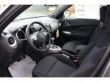2013 Nissan Juke S Black/Silver Trim Interior