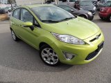 2011 Lime Squeeze Metallic Ford Fiesta SES Hatchback #75726737