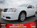 2013 New Bright White Dodge Avenger SE #75726568