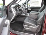 2013 Ford F350 Super Duty Lariat Crew Cab 4x4 Black Interior