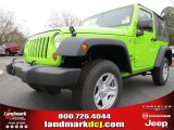 2013 Gecko Green Jeep Wrangler Sport 4x4 #75726540