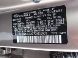 2013 Tucson Color Code for Chai Bronze - Color Code: TFP