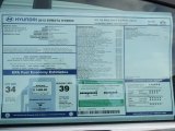 2012 Hyundai Sonata Hybrid Window Sticker