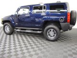 Midnight Blue Metallic Hummer H3 in 2008