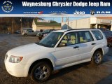 2007 Aspen White Subaru Forester 2.5 X #75726675