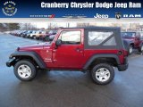 2013 Deep Cherry Red Crystal Pearl Jeep Wrangler Sport 4x4 #75786543