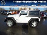 2013 Bright White Jeep Wrangler Sport S 4x4 #75786538