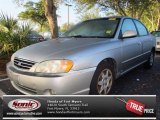 2003 Silver Kia Spectra LS Sedan #75787454