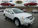 2011 Satin White Pearl Subaru Outback 2.5i Premium Wagon #75787788