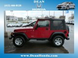 2005 Flame Red Jeep Wrangler Rubicon 4x4 #75786894