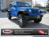 Cosmos Blue Jeep Wrangler Unlimited in 2011