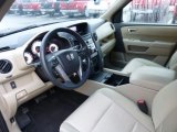 2012 Honda Pilot EX 4WD Beige Interior