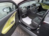 2012 Chevrolet Volt Hatchback Jet Black/Green/Dark Accents Interior