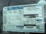 2013 Ford E Series Van E350 Cargo Window Sticker
