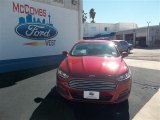 2013 Ruby Red Metallic Ford Fusion S #75787498