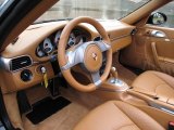 2010 Porsche 911 Carrera 4S Cabriolet Natural Brown Interior