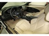 2009 BMW 6 Series 650i Convertible Cream Beige Dakota Leather Interior