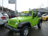 2013 Gecko Green Jeep Wrangler Sport 4x4 #75786775