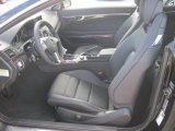 2013 Mercedes-Benz E 550 Cabriolet Black Interior