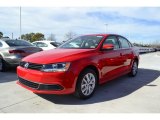 2013 Tornado Red Volkswagen Jetta SE Sedan #75871333