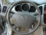 2005 Toyota Highlander Limited 4WD Steering Wheel