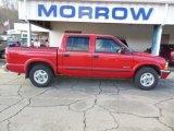 2002 Victory Red Chevrolet S10 LS Crew Cab 4x4 #75880788