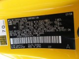 2008 FJ Cruiser Color Code for Sun Fusion Yellow - Color Code: 2JU