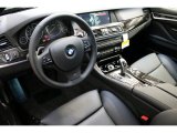 2013 BMW 5 Series 550i xDrive Sedan Black Interior