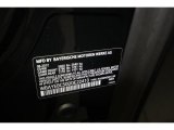 2013 7 Series Color Code for Jet Black - Color Code: 668