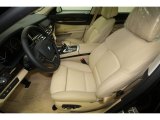 2013 BMW 7 Series 750Li Sedan Veneto Beige Interior