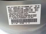 2010 Odyssey Color Code for Alabaster Silver Metallic - Color Code: NH700M