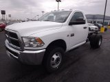 2012 Bright White Dodge Ram 3500 HD ST Regular Cab 4x4 Dually Chassis #75924835
