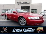 Crimson Red Pearl Cadillac Seville in 2003