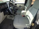 2004 Jeep Wrangler Sahara 4x4 Front Seat