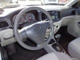 2009 Hyundai Accent GS 3 Door Gray Interior