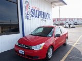 2008 Vermillion Red Ford Focus SE Coupe #75924540