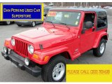 2005 Flame Red Jeep Wrangler X 4x4 #75924284