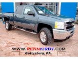 2013 Blue Granite Metallic Chevrolet Silverado 2500HD LT Crew Cab 4x4 #75924885