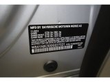 2013 7 Series Color Code for Glacier Silver Metallic - Color Code: A83