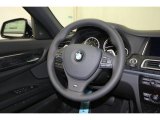 2013 BMW 7 Series 750i Sedan Steering Wheel