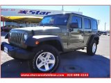 2013 Commando Green Jeep Wrangler Unlimited Sport S 4x4 #75977655