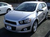 2012 Silver Ice Metallic Chevrolet Sonic LTZ Hatch #75977313