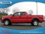 2004 Bright Red Ford F150 FX4 SuperCab 4x4 #75977425